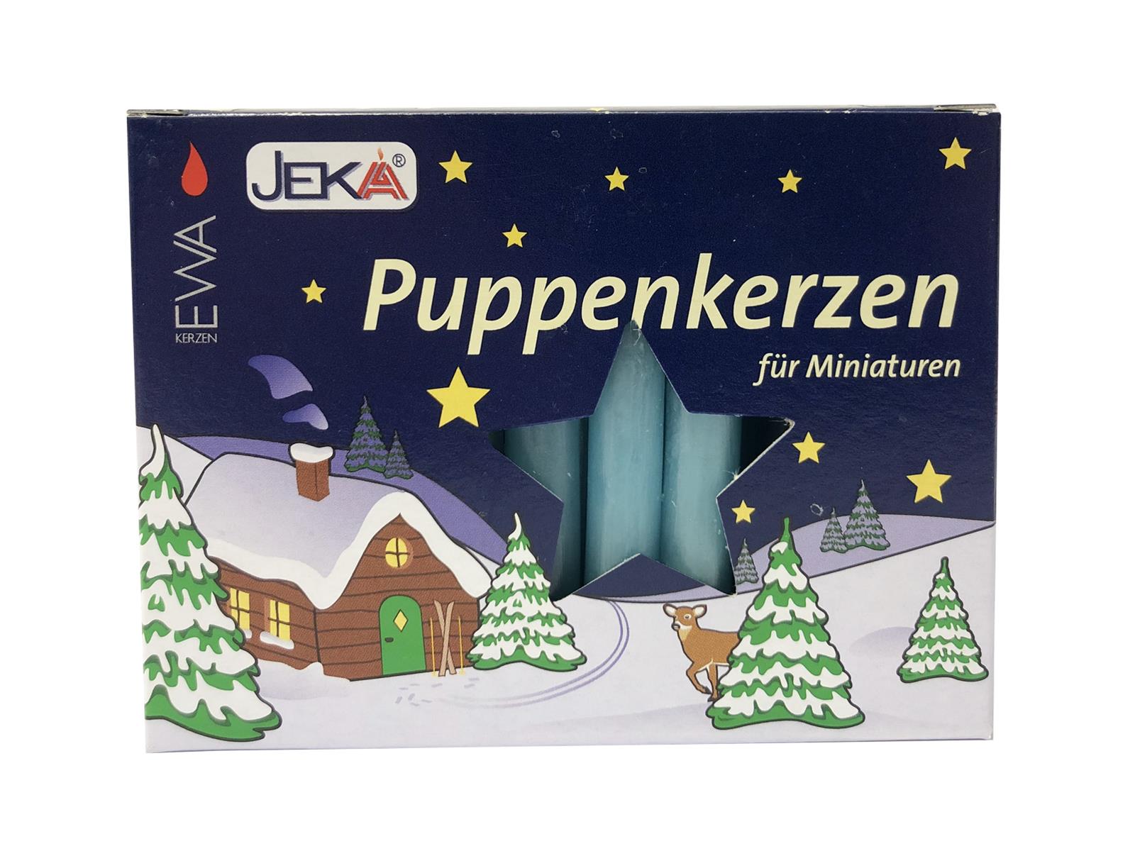 Puppenlichte Puppenkerzen, 7/65, hellblau, 40er