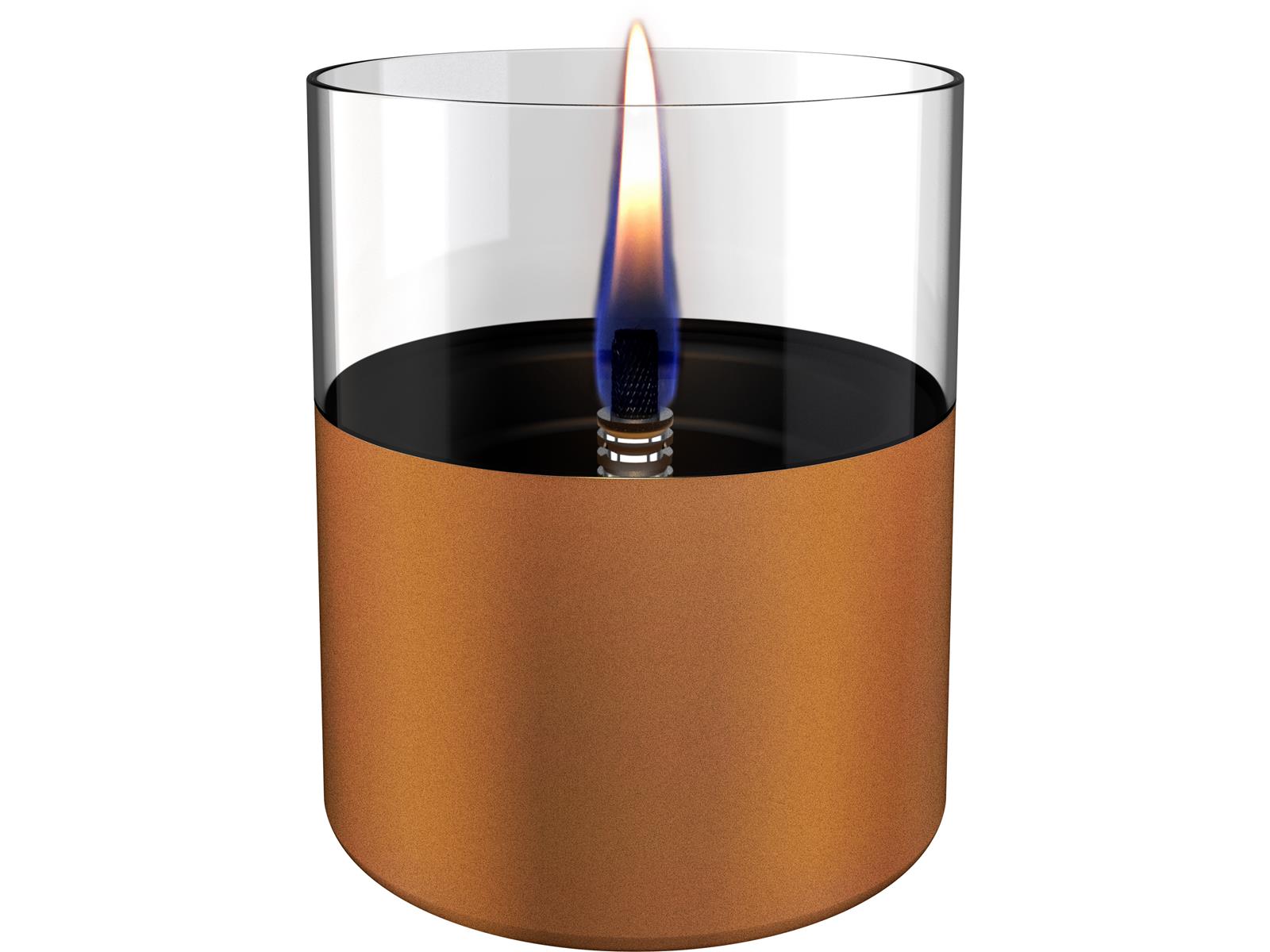 Tenderflame Geschenkset Lilly 10 Copper – Stilvolle Feuerquelle mit 0,5l TenderFuel