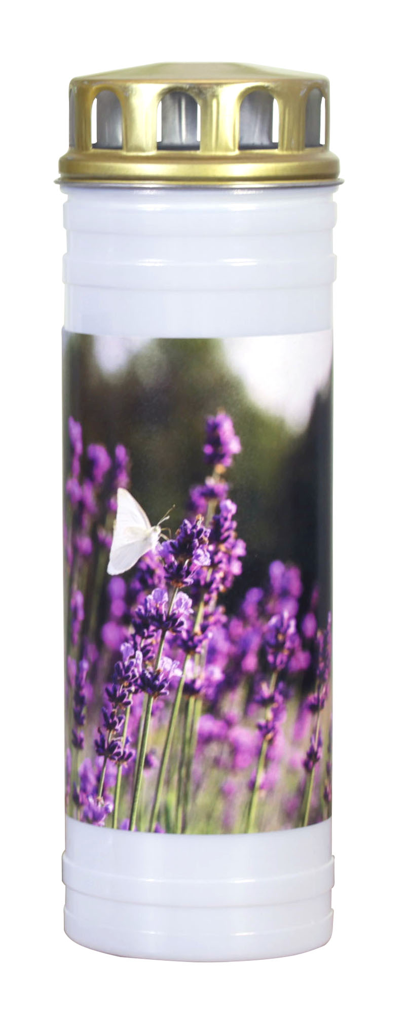 Recycling Ewiglicht Motiv "Lavendel"