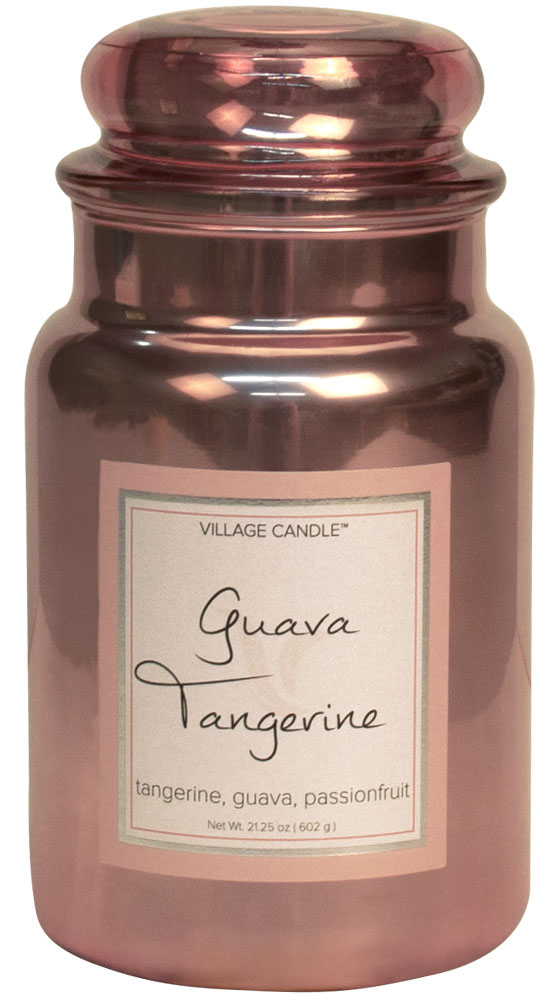 Village Candle Metallic Duftglas "Guava Tangerine" Large