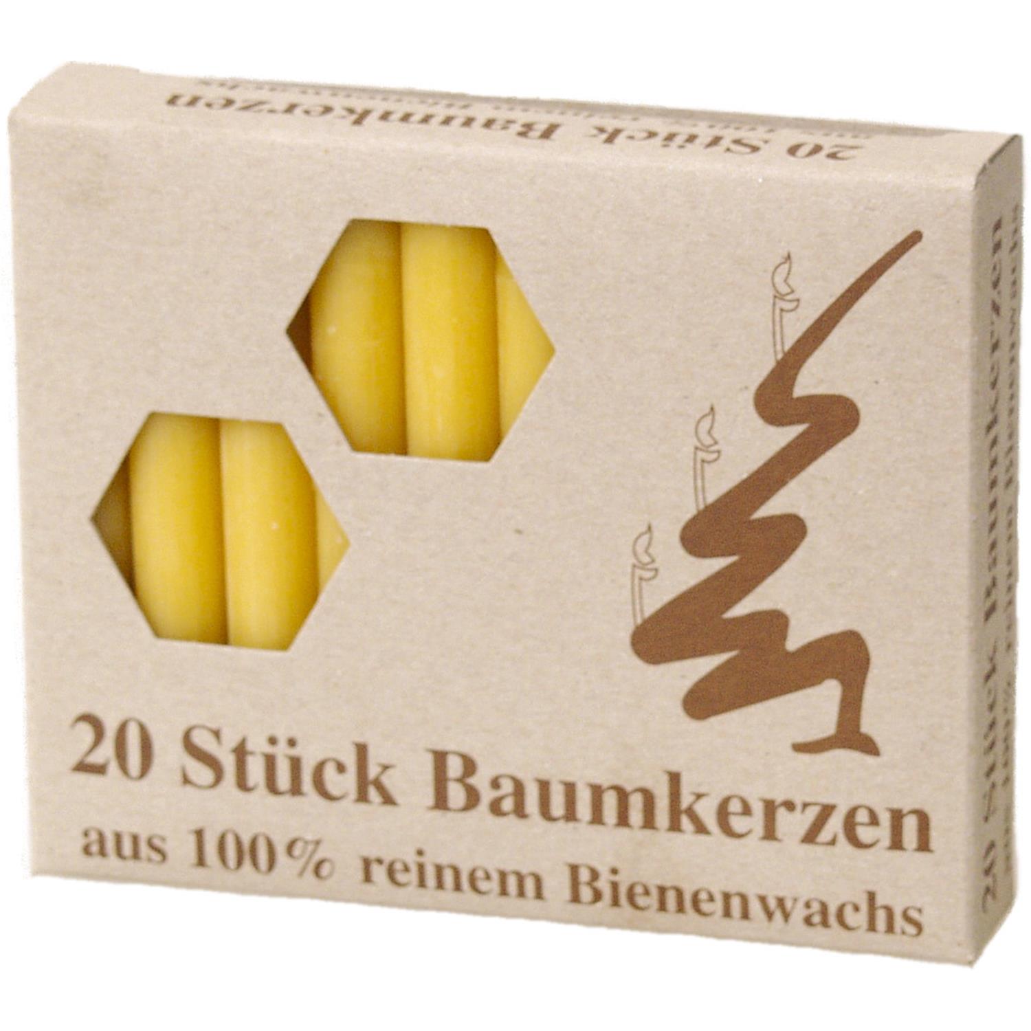 Christbaumkerzen 100% Bienenwachs