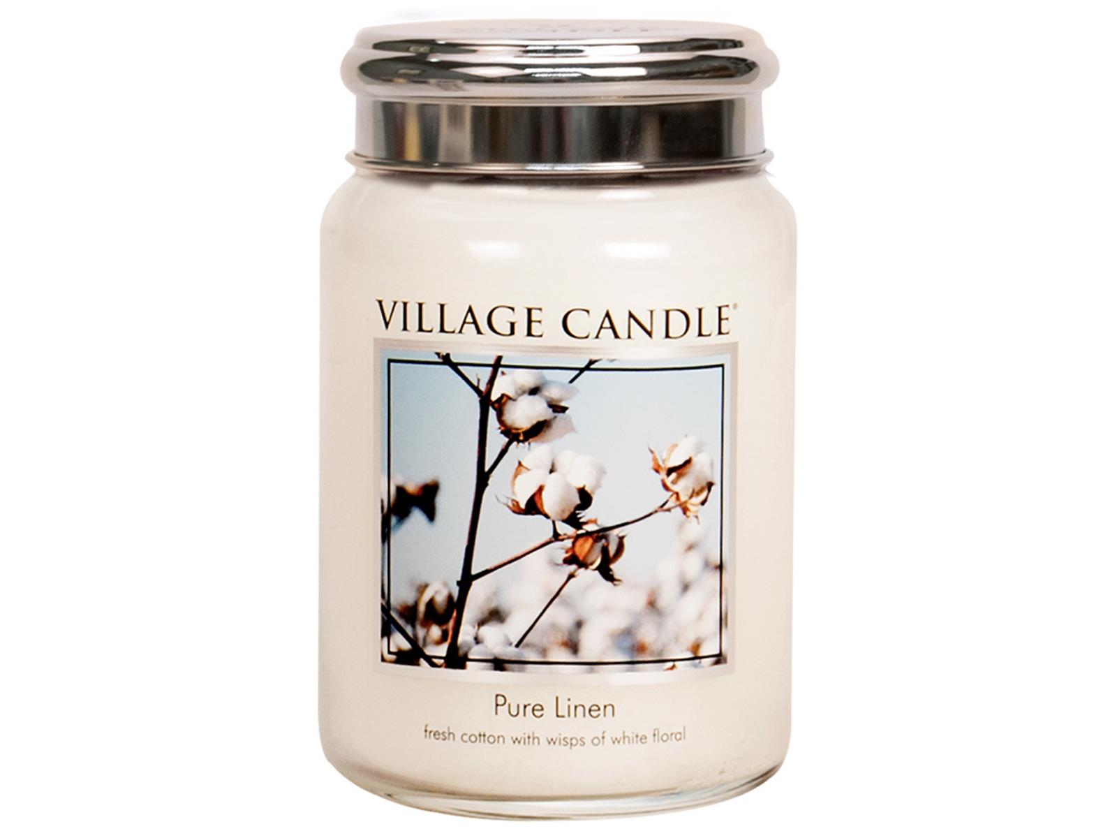 Village Candle Duftglas "Pure Linen" Large