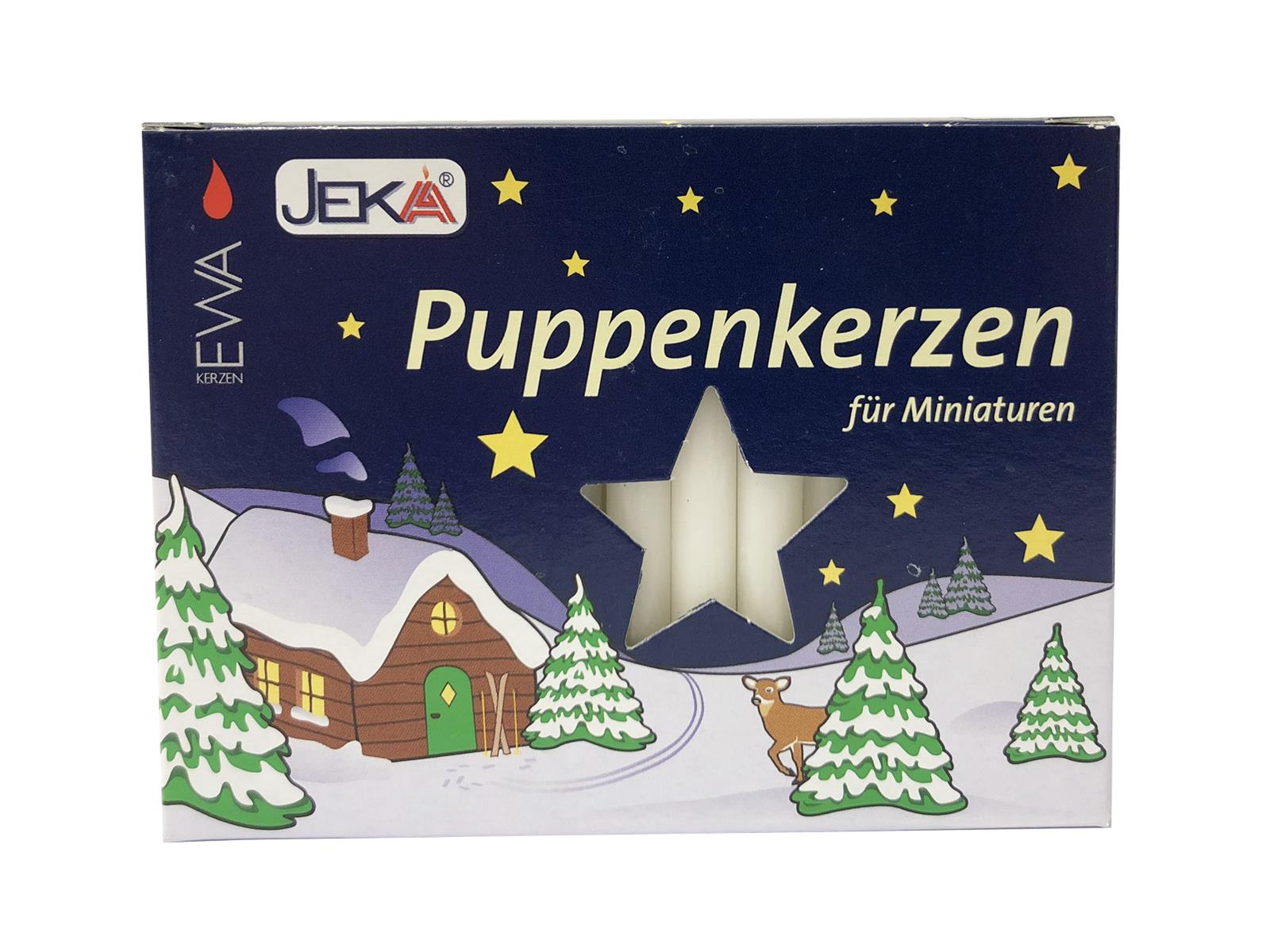 Puppenlichte Puppenkerzen, 7/65, weiß, 40er